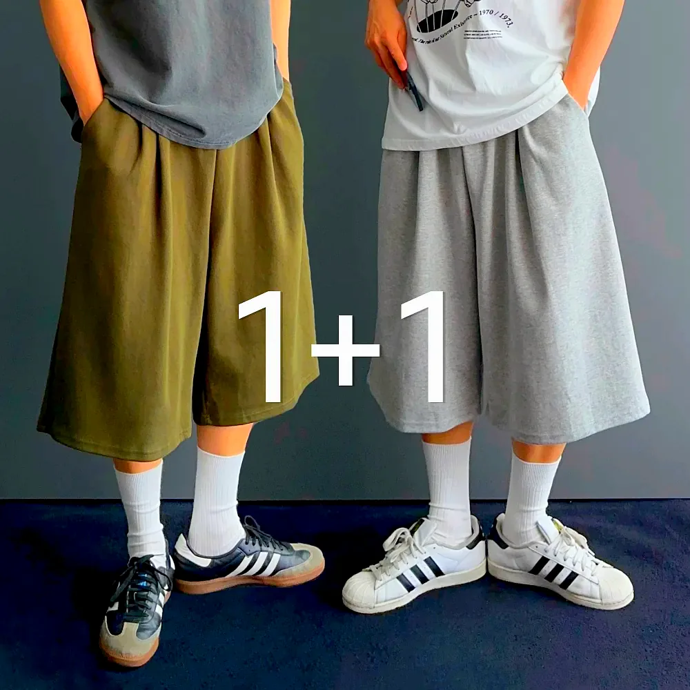 1+1 7부반바지 헬스버뮤다팬츠 헬스반바지 이미지 1