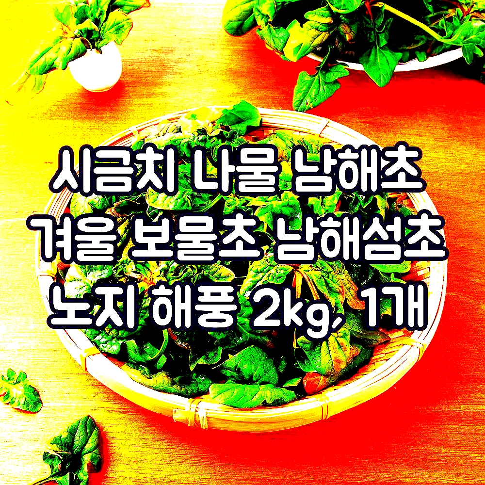 시금치 나물 남해초 겨울 보물초 남해섬초 노지 해풍 2kg, 1개 이미지 6 시금치 나물 남해초 겨울 보물초 남해섬초 노지 해풍 2kg, 1개 이미지 6