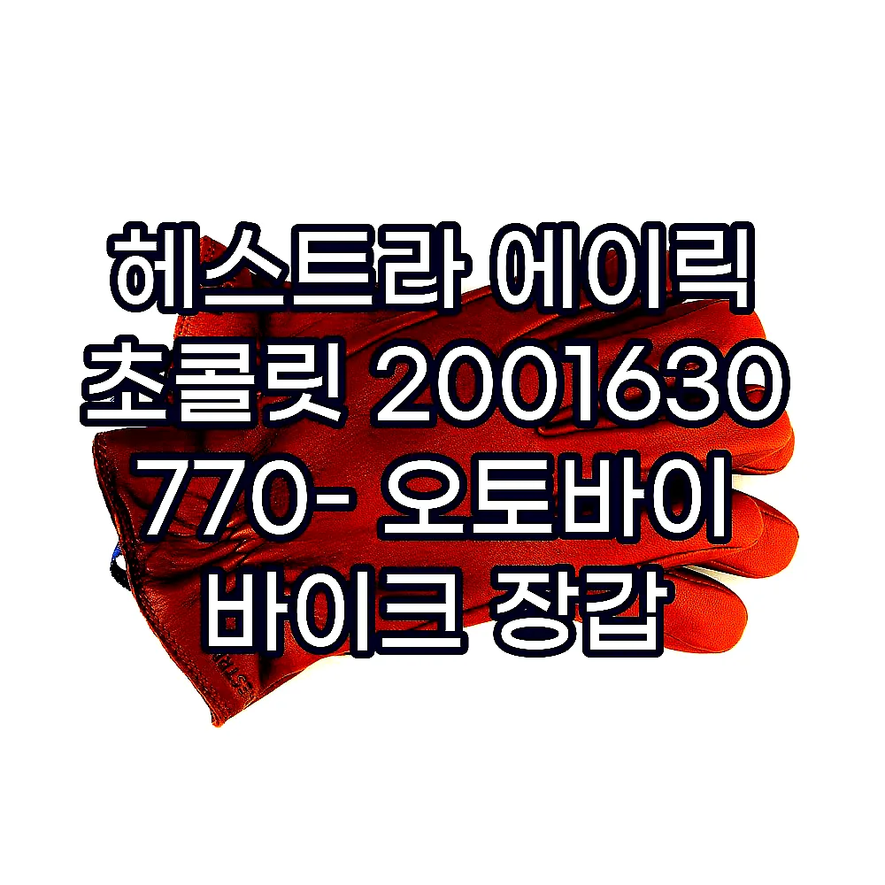 헤스트라 에이릭 초콜릿 2001630 770- 오토바이 바이크 장갑 이미지 2